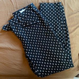 Gap diamond pattern ankle pants